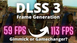 DLSS 3 Frame Generation- major selling point or worthless marketing gimmick?