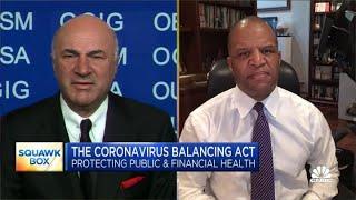 Kevin OLeary and John Hope Bryant debate Covid-19 lockdown policies in the U.S.