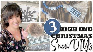 3 SUPER EASY High End Christmas Snow DIYs  More Easy Christmas DIYs