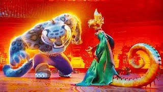 Chameleon Vs Tai Lung Fight Scene  KUNG FU PANDA 4 2024 Movie CLIP HD