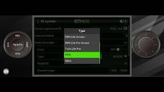 FrSky Ethos 1.5.x  RF System  overview Black Box covered