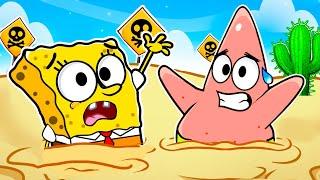 Trapped in QUICKSAND with SpongeBob & Patrick in Roblox