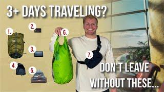 7 Travel Essentials You Need For Every LONG Trip