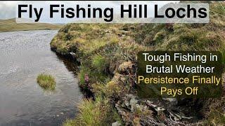 Fly Fishing Remote Hill Lochs in the Highlands - Wild Scottish Trout and Weather