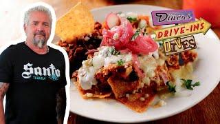 Guy Fieri Eats Real-Deal Chilaquiles Food in Canada  Diners Drive-Ins and Dives  Food Network