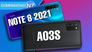 Redmi Note 8 2021 VS Samsung Galaxy A03S  Comparativo