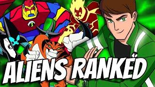 EVERY SINGLE Ben 10 Alien RANKED  Which is the STRONGEST?  WORST to BEST