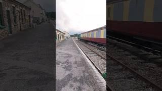 Bideford disused railway station on The Tarka line Bicycle trail. Cycling coast to coast in Devon.