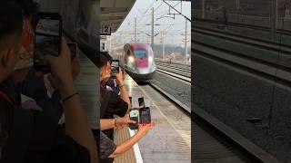 Kereta Cepat KCIC Whoosh Jakarta Bandung Tiba di Stasiun Padalarang