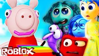 Inside Out 2 Characters ESCAPE From Peppa Pigs house in Roblox
