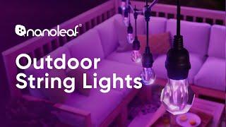 Nanoleaf Essentials Matter Smart Multicolor Outdoor String Lights