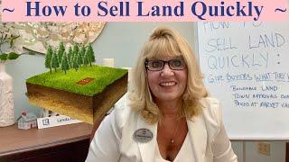  How To Sell Land Quickly 