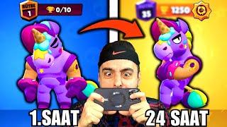 YENİ KARAKTER BERRY ALANA KADAR BRAWL STARS OYNADIM 