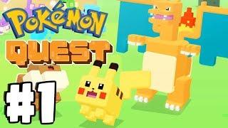 New FREE Mobile Pokemon Game Pokemon Quest Gameplay Walkthrough Part 1 Switch IOS Android