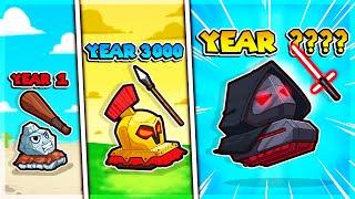 Spent 10000 YEARS Evolving TANKS for FREE