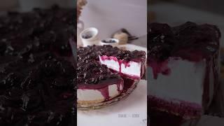 Gluten-Free No-Bake Blueberry Sour Cream Cheesecake  ShareTheCook