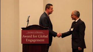 2019 Award for Global Engagement Venugopal Mukku