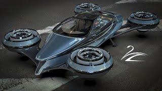 Lazzarini Design Unveils ‘The Air Car’ - Powered by Four Rolls-Royce Jet Engines