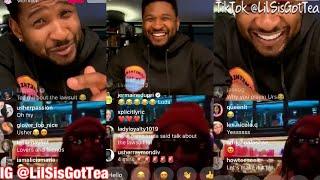 USHER & LIL JON LIVE ON INSTAGRAM WITH NEW SONG SEX BEAT FEATURING LUDACRIS LOVERS & FRIENDS VIBES