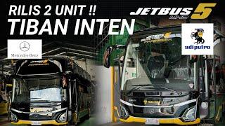 Rilis 2 Unit  Tiban Inten Jetbus 5 MHD Mercedes Benz OH 1626 Karoseri Adiputro 2024