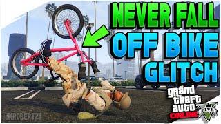 GTA 5 Never Fall Off Bicycle Glitch How To Never Fall Off Bikes in GTA Online GTA 5 Glitches