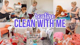 ROUTINE CLEAN WITH ME  STAY AT HOME MOM MOTIVATION  BECKY MOSS