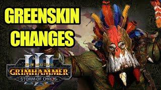 SFO Greenskin Changes - Storm of Chaos - Total War Warhammer 3 - SFO Grimhammer 3 - Mod Review