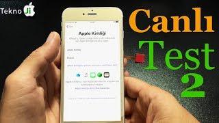 iPhone iCloud Kilidini Kırma Aktif Hack Card Test 2 Canlı Yayın