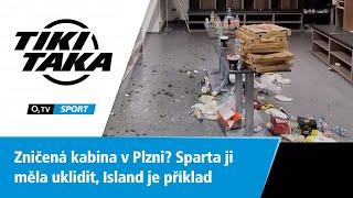 TIKI-TAKA Zničená kabina v Plzni? Sparta ji měla uklidit Island je příklad