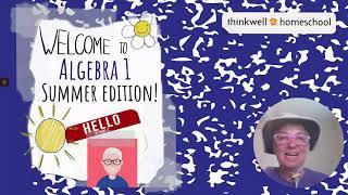 Algebra 1 Summer Edition Overview