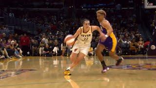 Last two minutes in first half of Indiana Fever vs Los Angeles Sparks