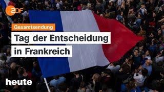 heute 1900 Uhr vom 07.07.2024 Parlamentswahl in Frankreich Alice Weidel im Sommerinterview