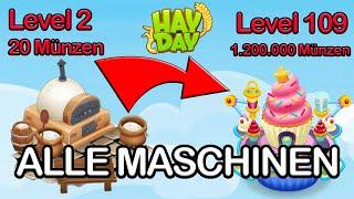 ALLE MASCHINEN in HAY DAY  Preis und Freischaltung SyromerB