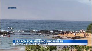 Search resumes for missing snorkeler following reported shark attack off Maui beach