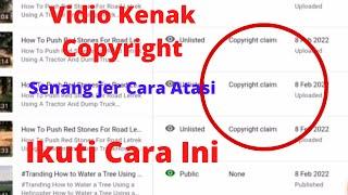 Cara Atasi Vidio youtube kenak copyright atau pelanggaran hak cipta