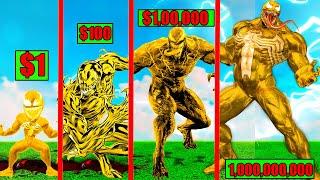 $1 GOLD VENOM SUIT to $1000000000 GOLD VENOM SUIT in GTA 5