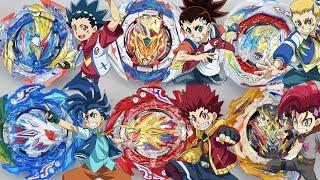 ALL PROTAGONISTS DBBU Upgrades  Beyblade Burst Main Characters Round-Robin Tournament Battle