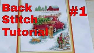 Back Stitching Tutorial Part 1