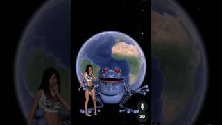 Huge frogon Google Earth #armkien #googleearth#googlemaps