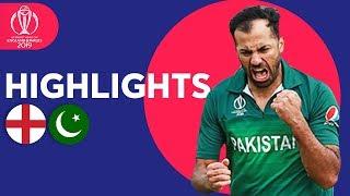 Wahab Stuns Hosts  England vs Pakistan - Match Highlights  ICC Cricket World Cup 2019