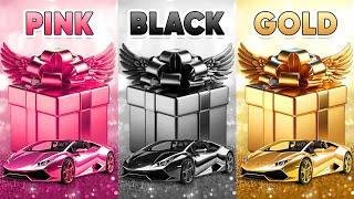 Choose Your Gift  Pink Black or Gold ⭐️ How Lucky Are You? 