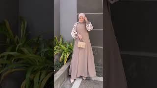 Dress Motif Syari Kekinian yang Viral nih bagus banget #dress #dressterbaru #shorts