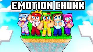 Surviving One EMOTION CHUNK in Minecraft