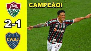 CAMPEÃO Fluminense x Boca Juniors  FINAL Melhores Momentos
