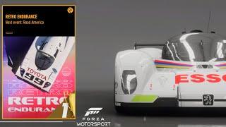 Forza Motorsport Update 10  Retro Endurance Road America 20 Laps - 905 EVO *A.I 4K.XSX