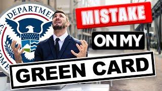 How to fix a mistake on your green card