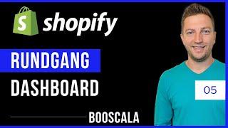 Shopify Rundgang – Dashboard Analyse Einstellungen und mehr – Einfach erklärt