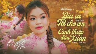 Mashup Bài Ca Tết Cho Em & Cánh Thiệp Đầu Xuân - Quỳnh Nhi  Official Music Video