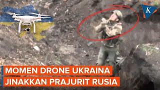 Heboh Video Tentara Rusia Minta Ampun Saat akan Ditembak Drone Ukraina