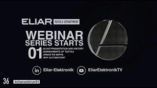 #eliarwebinar01 ELIAR Webinar Series Begins. Webinar 01 is on-the-air